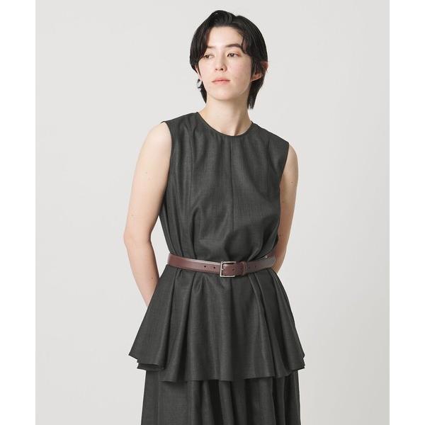 ブラウス シャツ 「MARW UNITED ARROWS」フレア ノースリーブ ブラウス UVカット・接触冷感 レディース