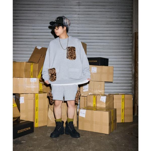 スウェットパンツ ジャージ 「Yellow by TAKAHISA MASUDA」HOOK ＆ LOOP - SWEAT SHORT PANTS