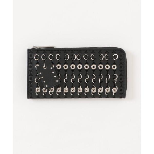 財布 「POMTATA」METAL L-ZIP LONG WALLET レディース メンズ