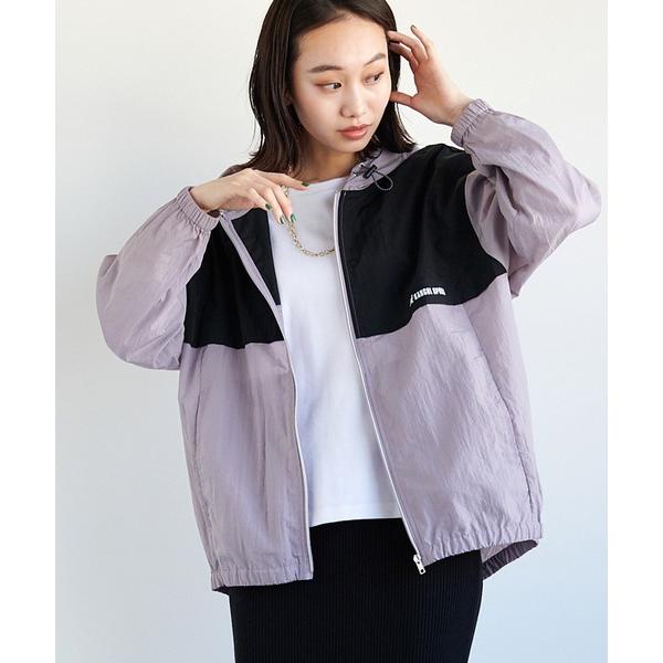 「KANGOL SPORT」 ナイロンブルゾン L ラベンダー レディース