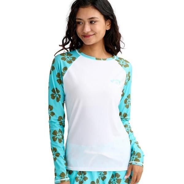 ラッシュガード ビラボン BILLABONG マリン ラッシュガード LAST SUMMER RAGLAN LS RASHGUARD レディース