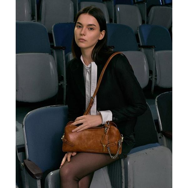ショルダーバッグ バッグ Delfina デルフィナ チェーン サイドベルト ショルダーバッグ レディース