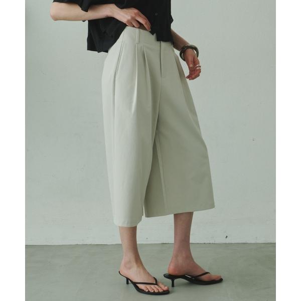 ワイドパンツ パンツ Tuck Wide Bermuda Pants / タックワイドバミューダパンツ レディース