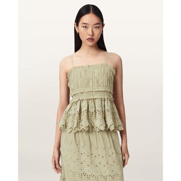 CAMILLE EMBROIDERED LACE TOP | CAMILLE エンベリッシュド レース トップ レディース