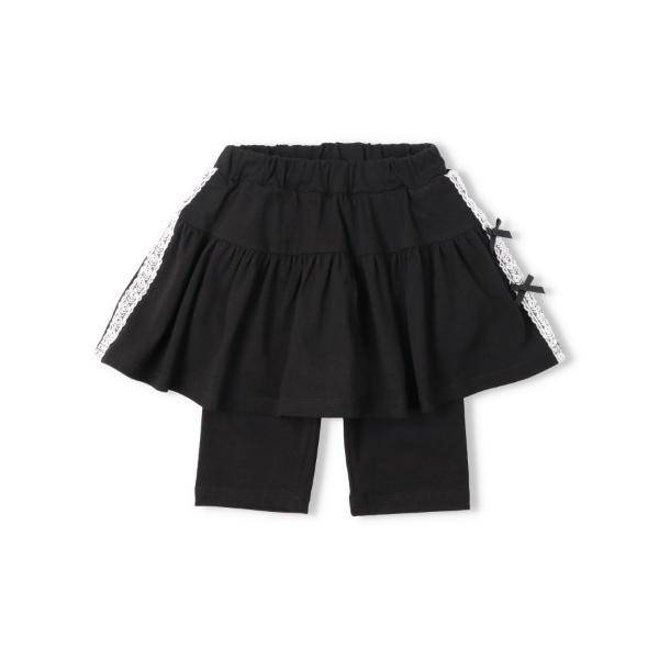 パンツ 「WEB限定」レース・リボン付スカッツ キッズ 子供服 女の子