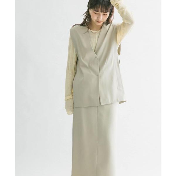 「KBF」 セットアップ ONE ベージュ レディース