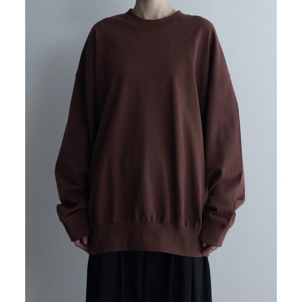 「remer」 スウェットカットソー MEDIUM テラコッタ メンズ