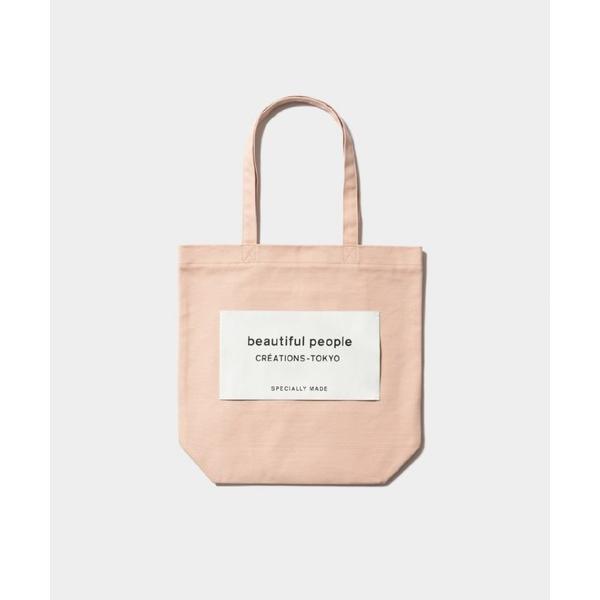 「beautiful people」 トートバッグ FREE ピンクベージュ レディース