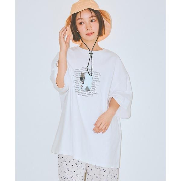 tシャツ 半袖 「AKB48 伊藤百花 着用」ビックシルエット フォトTシャツ「ユニセックス」 レディース メンズ