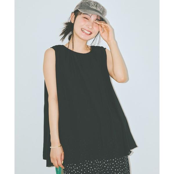 ブラウス シャツ 「AKB48 伊藤百花 着用」シフォンノースリーブトップス レディース メンズ
