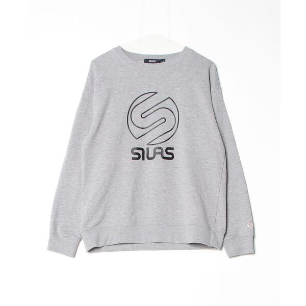 「SILAS」 スウェットカットソー L グレー メンズ