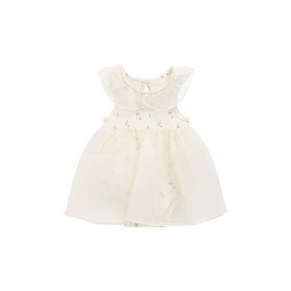 ベビー服 ロンパース オーガンジープレイスーツ Dina Antique