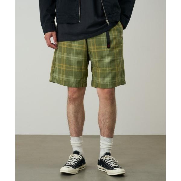 パンツ Gramicci HEMP G-SHORT PLAID（グラミチ ヘンプ Gショーツ プレイド） メンズ
