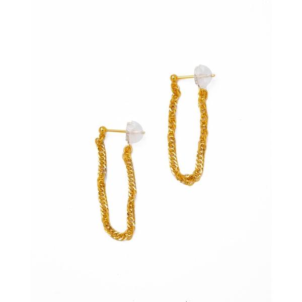 ピアス 「les bonbon」k18 hanna drape pierce/ハンナ ドレープ ピアス レディース