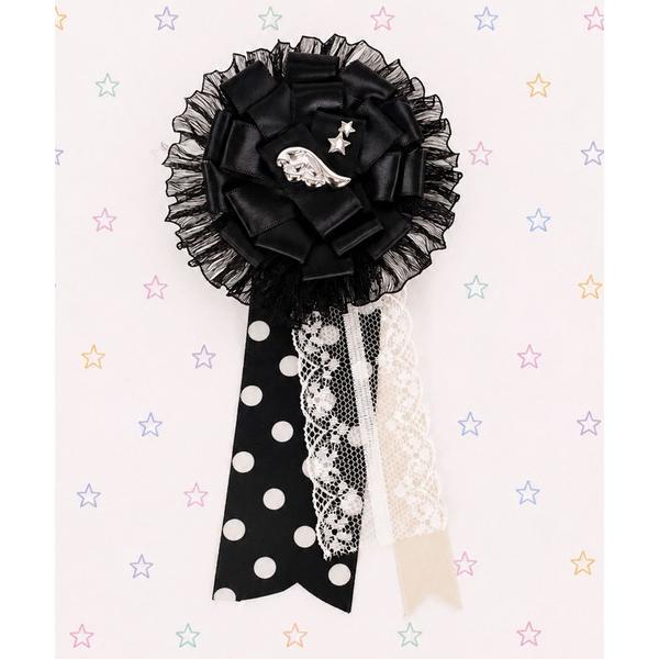 ブローチ 「nini toys」レースブローチ/ロゼット/ドット レディース