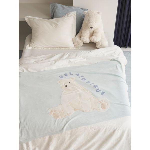 ベッド 寝具 「Sleep」「接触冷感」シーアニマル ジャガードハーフケット