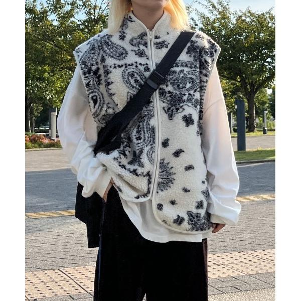 「sedacle」 「pair pair」ベスト LARGE アイボリー メンズ