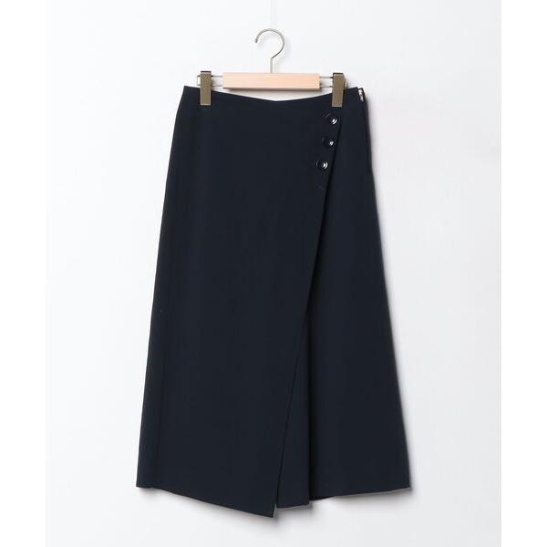 「NOBLE」 クロップドパンツ 34 ネイビー レディース