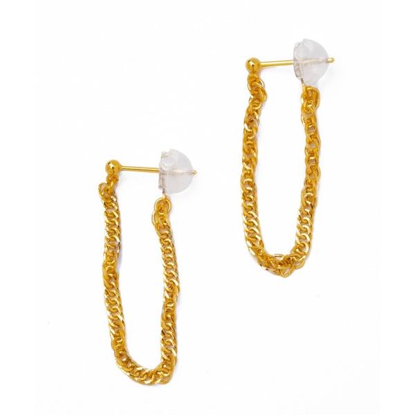 アレルギー対応 ピアス 「les bon bon」k18 hanna drape pierce/ハンナ ドレープ ピアス pair BOB946