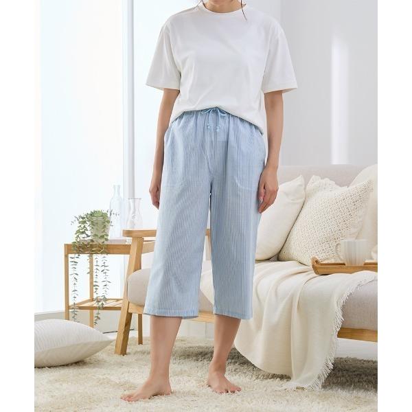 アセドロン パジャマ ルームウェア アセドロン ルームウェア 7分丈パンツ ベタつき瞬時にどこへやら レディース