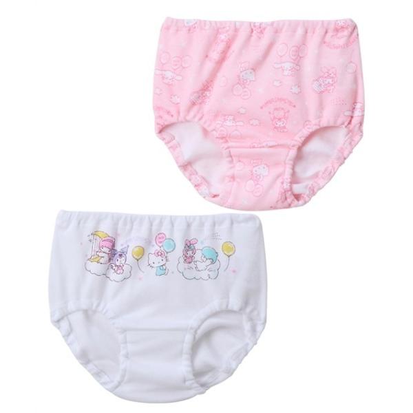 ベビー 「サンリオ」「2枚組」コットンショーツ２枚組