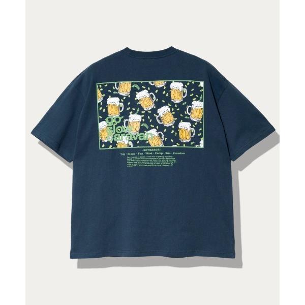 tシャツ USA/C スクエアLOGO バックプリント ゆったりTEE メンズ レディース