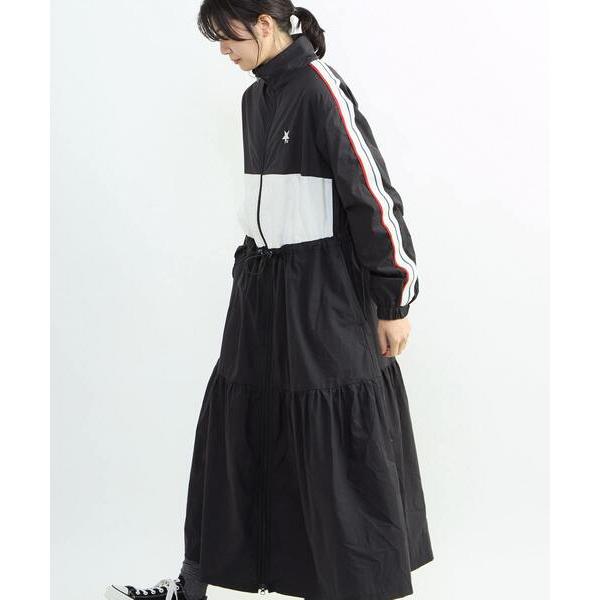 ワンピース SIDE LINE TRACK TIERED DRESS