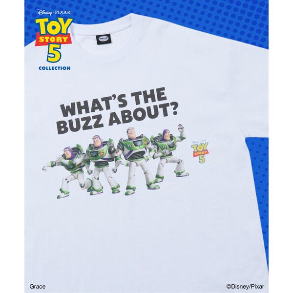 tシャツ 限定展開 「トイ・ストーリー5」デザイン 別注 キャラクター クルーネック プリントTシャツ メンズ レディース