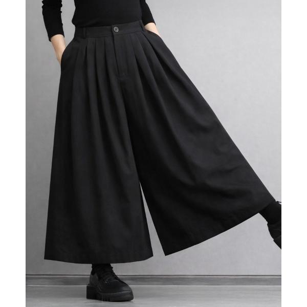 「SallyLunn」 スラックス MEDIUM ブラック レディース