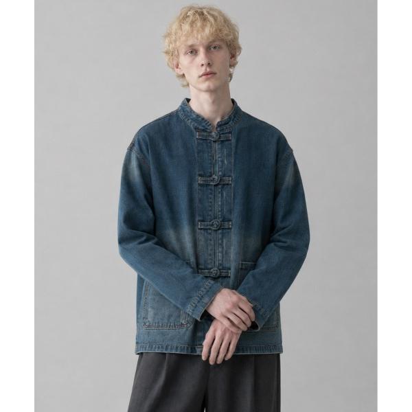 カバーオール KUNG-FU SHIRT カンフーシャツ チャイナシャツ キレイめ 無地 長袖/ CTTP-001 メンズ レディース