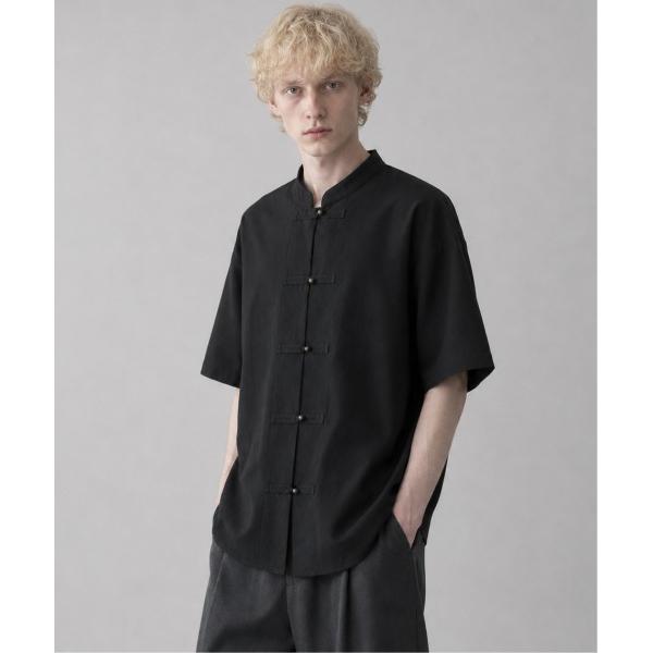シャツ 半袖 KUNG-FU SHIRT カンフーシャツ チャイナシャツ キレイめ 無地 半袖 シャツ / CTTP-004 メンズ レディース