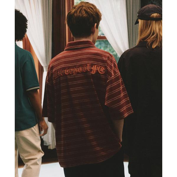 tシャツ 「Liverpool FC / リバプール FC」 STRIPE POLO-SH VEROA メンズ