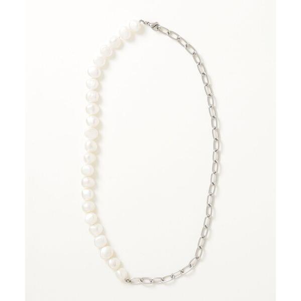 「anq.」 ネックレス ONE SIZE ホワイト レディース
