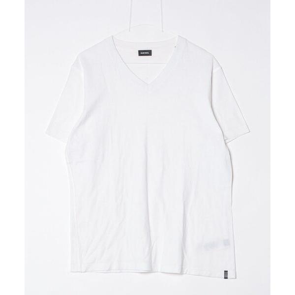 「DIESEL」 半袖Tシャツ M ホワイト メンズ