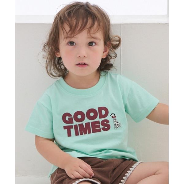tシャツ 「プティプラ/WEB先行販売」ロゴ半袖Tシャツ キッズ 子供服 男の子