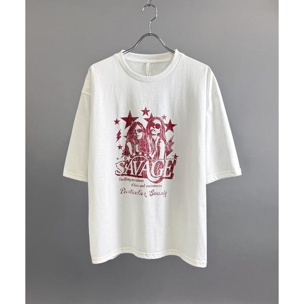 tシャツ Girl Print Short Sleeve T-Shirt/ガールプリント 半袖Tシャツ メンズ