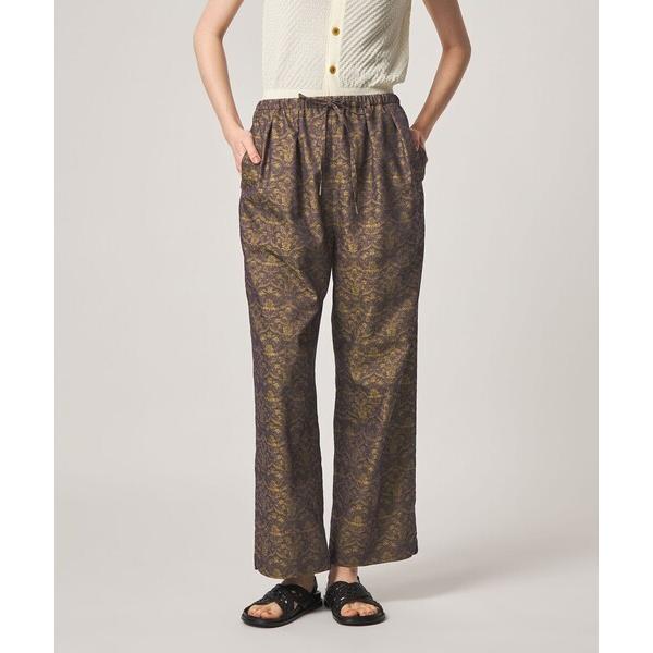 パンツ 「Steven Alan」ジャガード タック イージー パンツ レディース