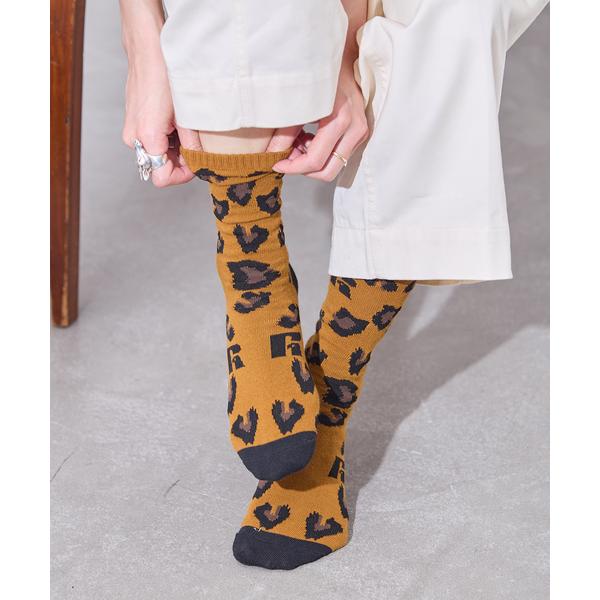 靴下 別注「RUSSELL ATHLETIC*JM for JS」LOGO SOCKS レディース