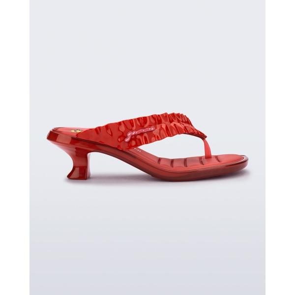 サンダル MELISSA THONG KITTEN HEEL + GANNI AD レディース