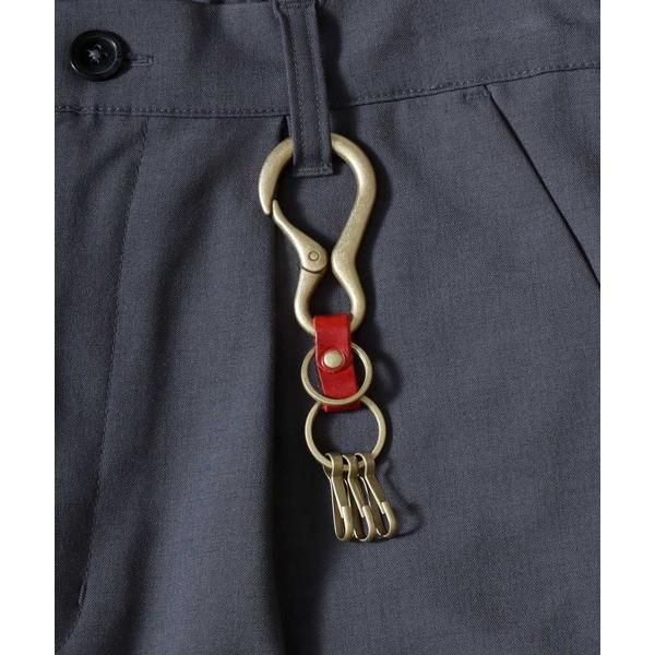 カラビナ キーケース Made in Japan Daruma Carabiner Key Holder / 日本製 ダルマカラビナキーホルダー 国産 レザー 合金 メンズ レディース ユニセックス