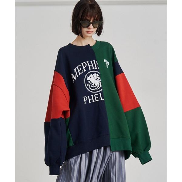 「SeeSew」 スウェットカットソー M グリーン メンズ