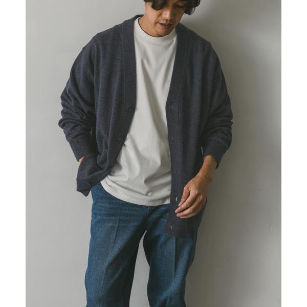 「URBAN RESEARCH DOORS」 カーディガン LARGE グレー メンズ