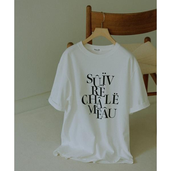 tシャツ 半袖 VoyageurロゴプリントT レディース