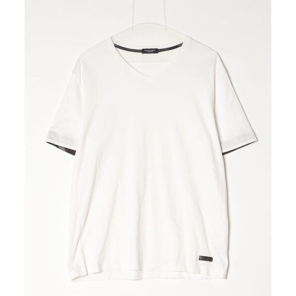 「BLACK LABEL CRESTBRIDGE」 半袖Tシャツ LL ホワイト メンズ