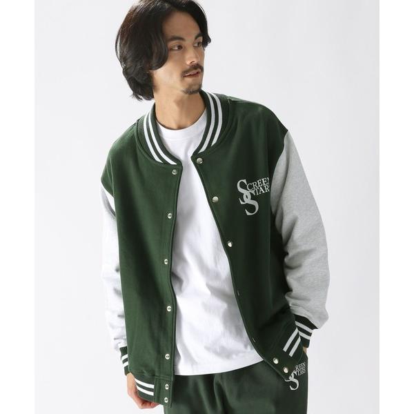 「niko and...」 カーディガン「SCREEN STARSコラボ」 MEDIUM グリーン メンズ