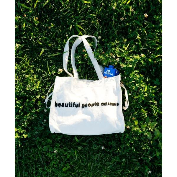 トートバッグ ビューティフルピープル beautiful people brushed logo mini leisure bag レディース メンズ