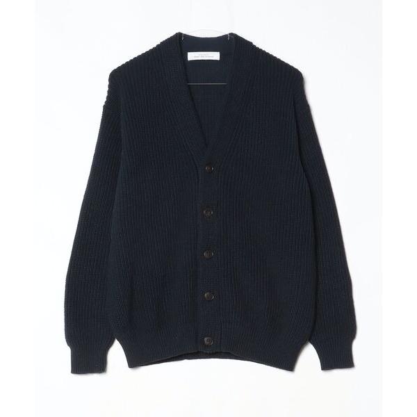 「green label relaxing」 ニットカーディガン SMALL ネイビー メンズ