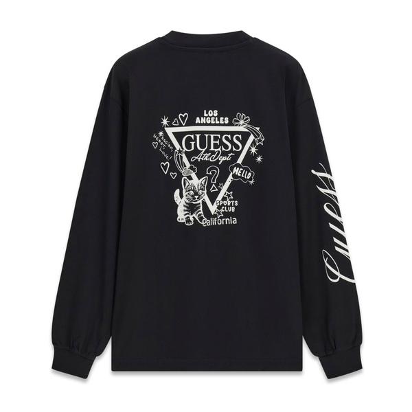 tシャツ TRIANGLE Kitten Tee Tシャツ 長袖 ロンT バックプリント ロゴTシャツ レディース