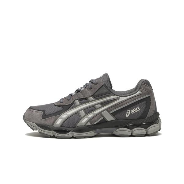 「ASICS」 ローカットスニーカー 22.5cm グレー メンズ