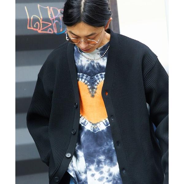 「FREAK'S STORE」 ニットカーディガン MEDIUM ブラック メンズ